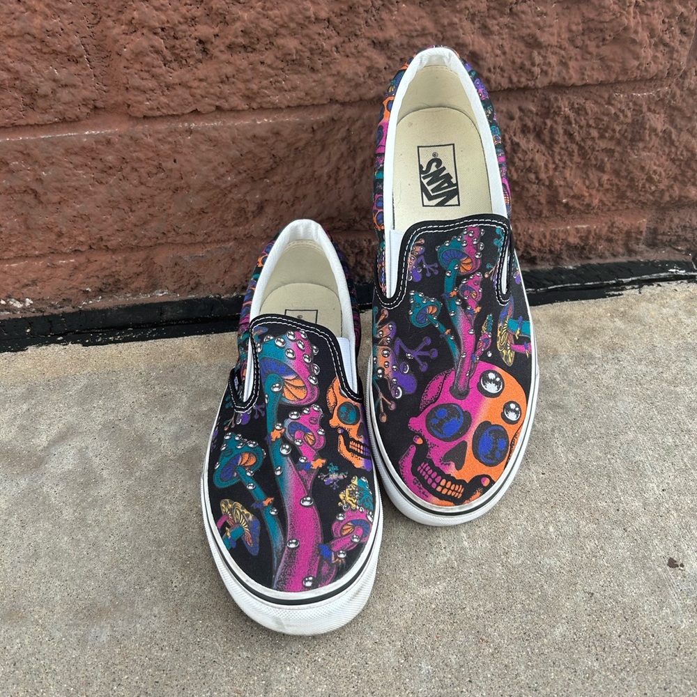 Vans trippy dippy slip-on shoes